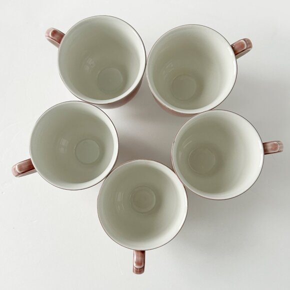 Vintage Mikasa Peach Stone Lustre Cup and Saucer set - Picture 6 of 9